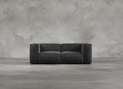 Modular Sofa High I Odette I Chartreuse I Dark Grey