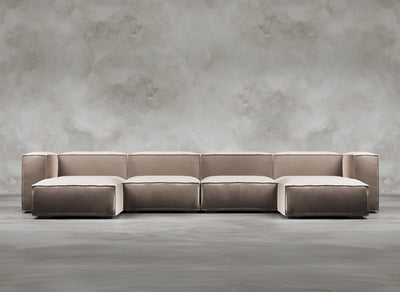 Modular Sofa High I Odette I Endless Dusk I Light Grey