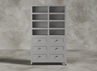 British Handmade Furniture I Bathroom Vanity I Pewter I Light Grey