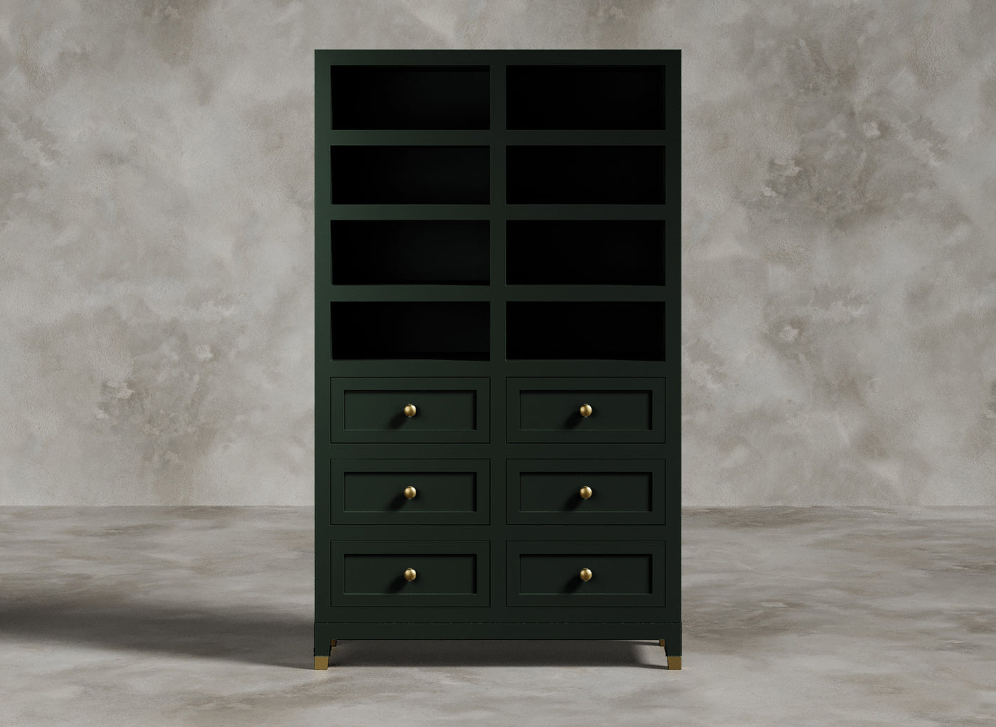 British Handmade Furniture I Bathroom Vanity I Phthalo I Emerald Green
