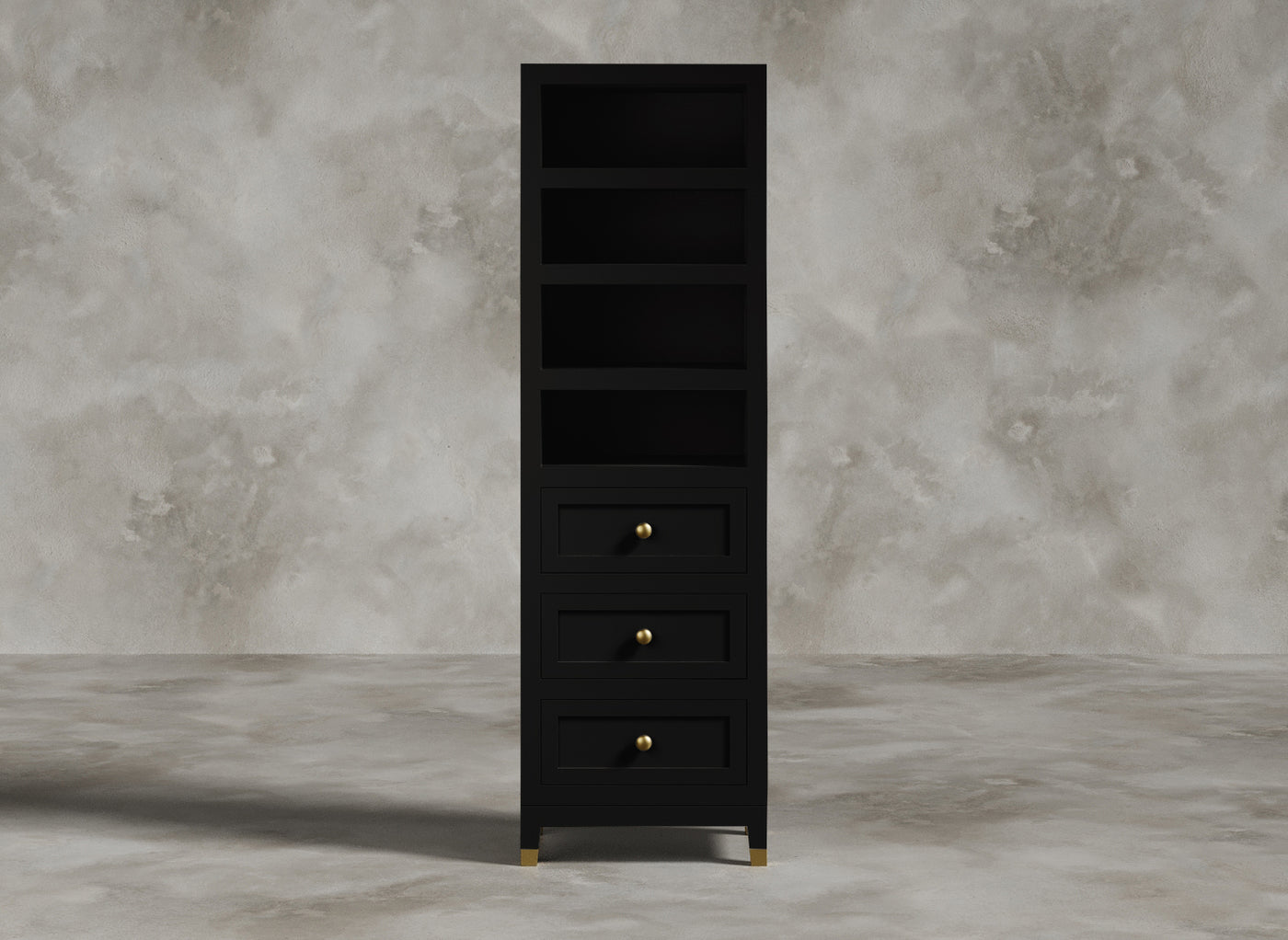 British Handmade Furniture I Bathroom Vanity I Sable I Black