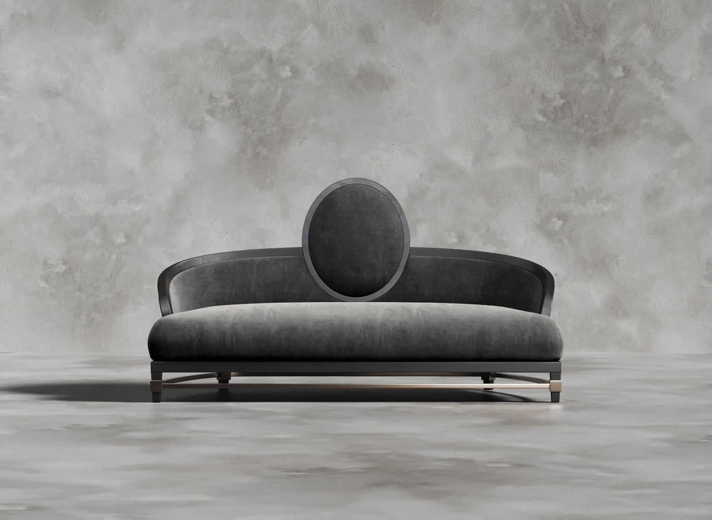 Luxury Furniture Collection I Pierre I Cerulean I Dark Grey