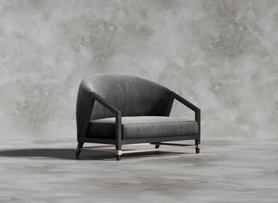 Luxury Furniture Collection I Leonie I Cerulean I Dark Grey