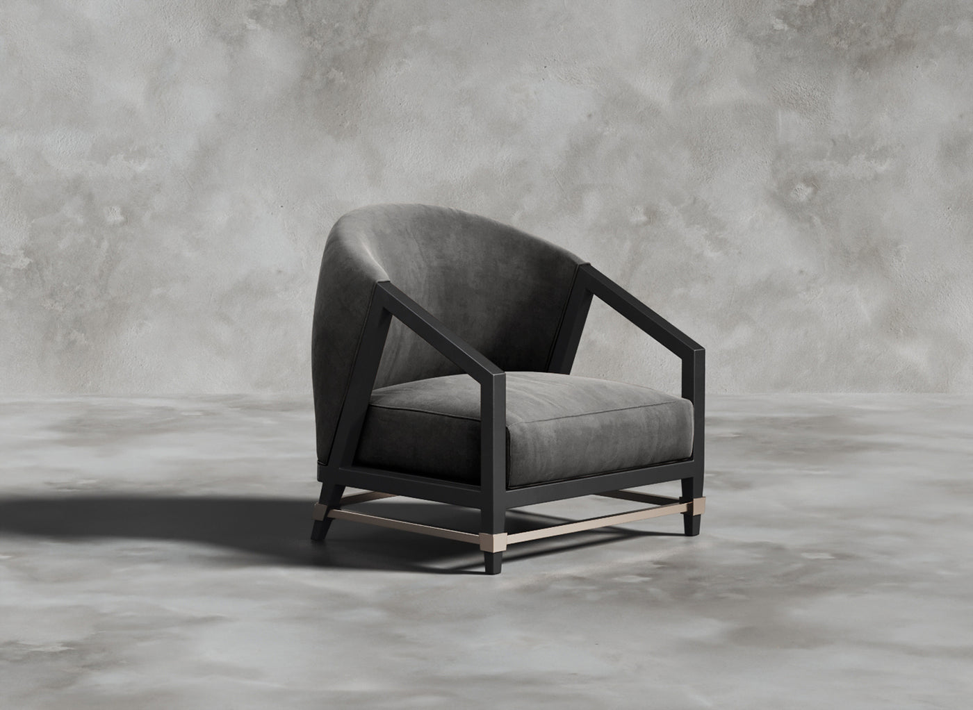 Luxury Furniture Collection I Leonie I Cerulean I Dark Grey