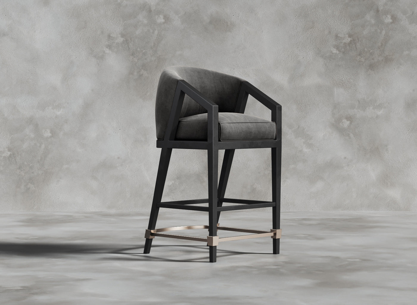 Luxury Furniture Collection I Leonie I Cerulean I Dark Grey