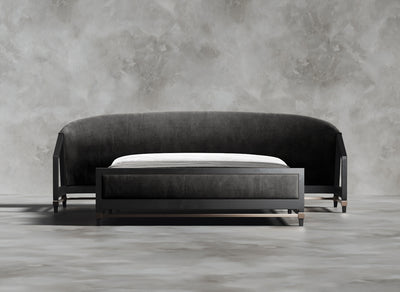 Luxury Furniture Collection I Leonie I Cerulean I Dark Grey