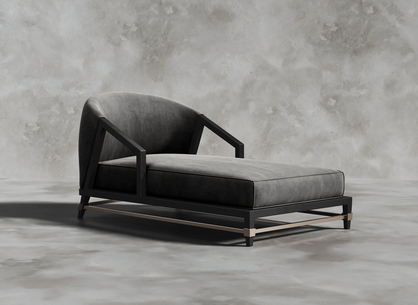 Luxury Furniture Collection I Leonie I Cerulean I Dark Grey