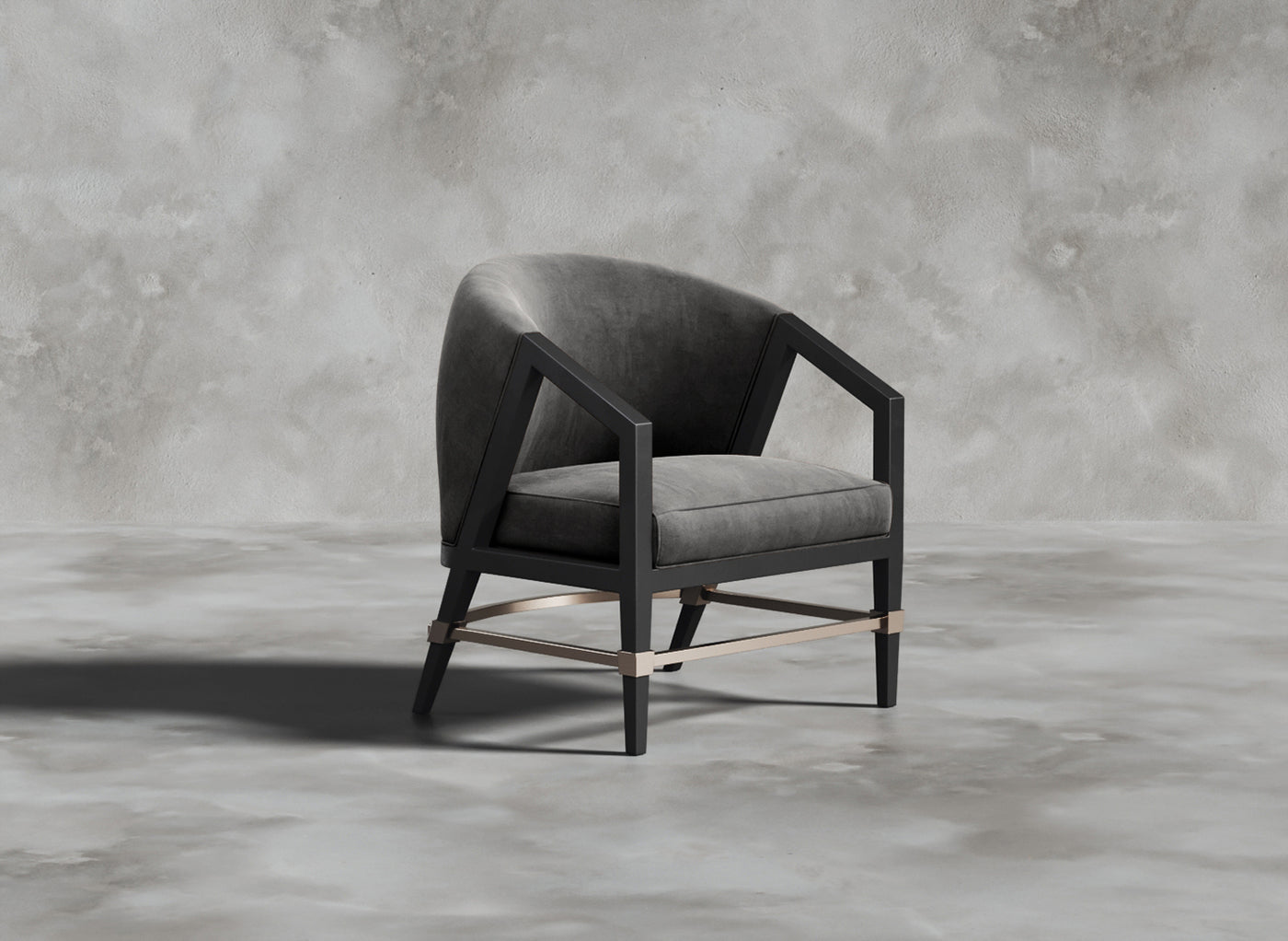 Luxury Furniture Collection I Leonie I Cerulean I Dark Grey