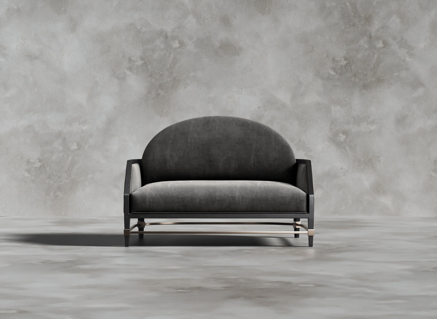 Luxury Furniture Collection I Dion I Cerulean I Dark Grey
