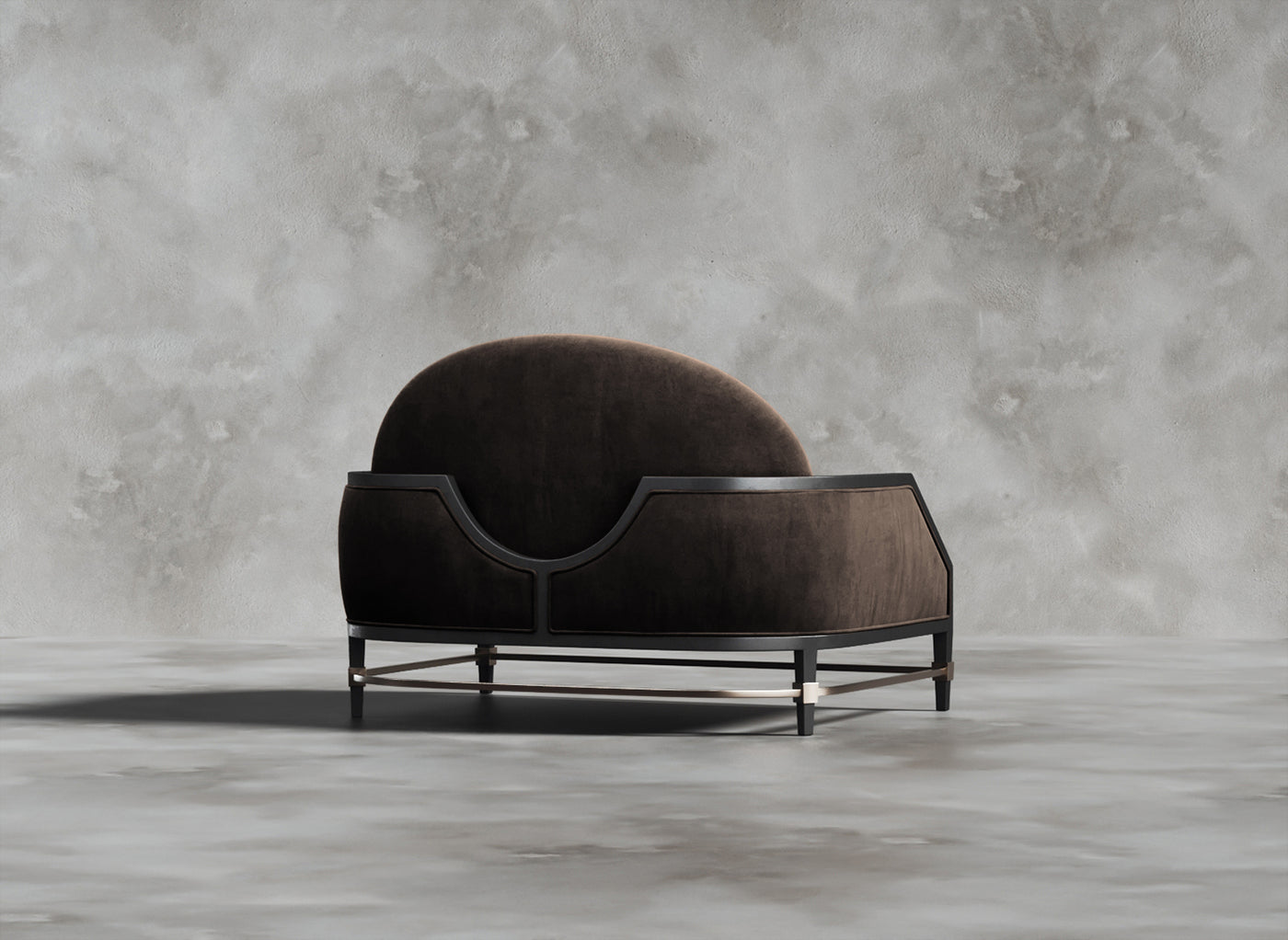 Luxury Furniture Collection I Dion I Cherubic I Dark Brown