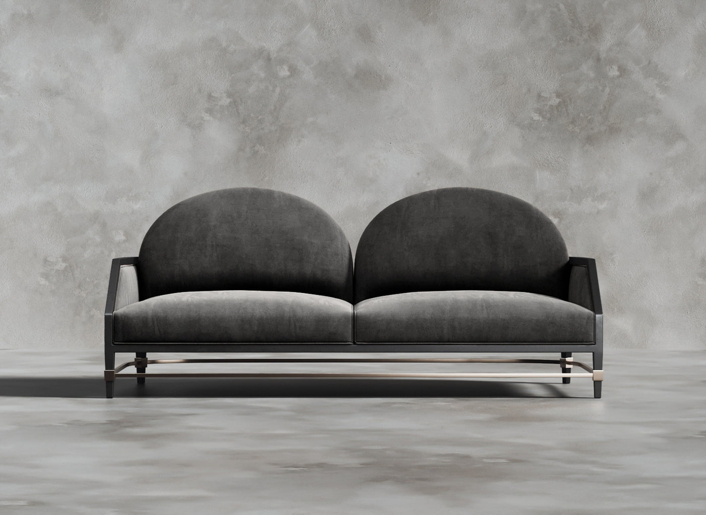 Luxury Furniture Collection I Dion I Cerulean I Dark Grey