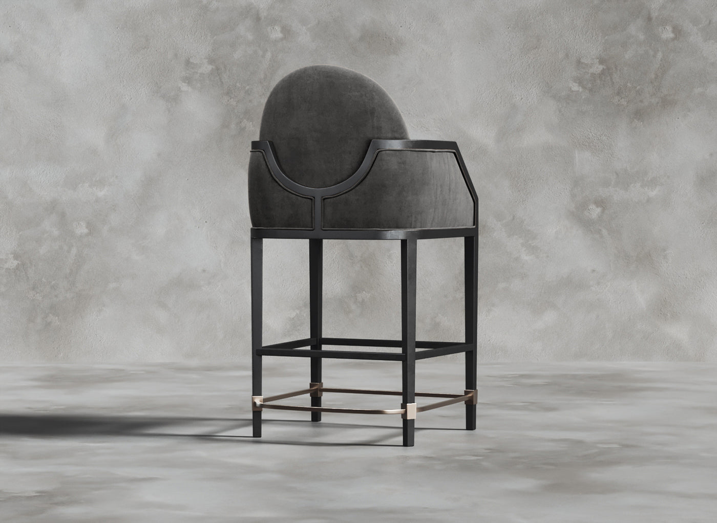 Luxury Furniture Collection I Dion I Cerulean I Dark Grey