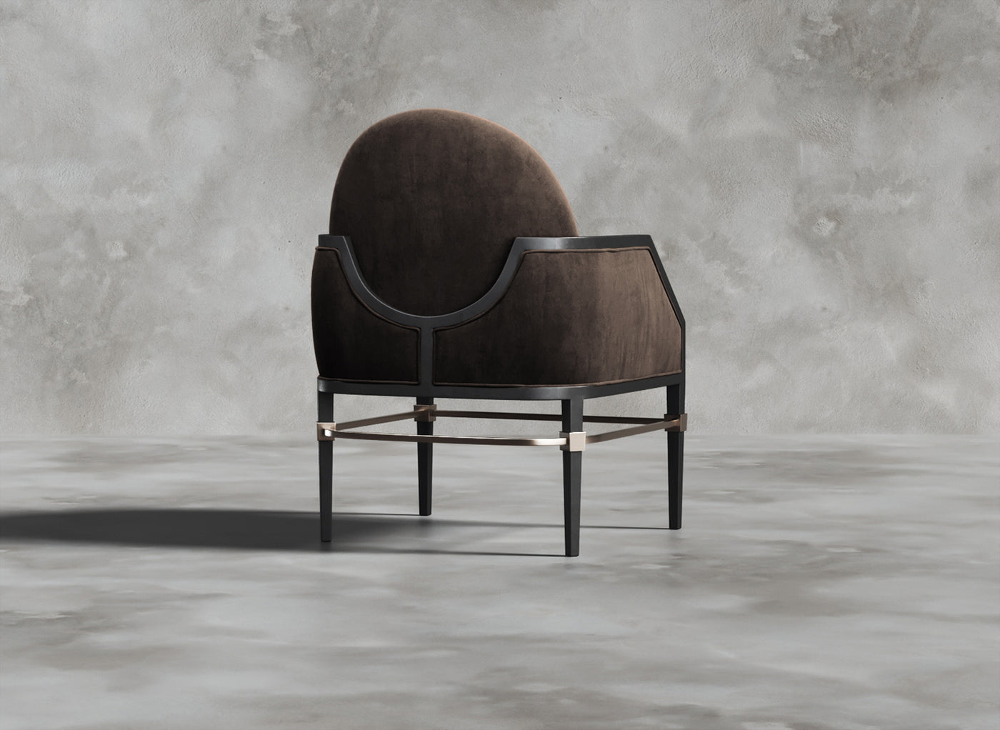Luxury Furniture Collection I Dion I Cherubic I Dark Brown