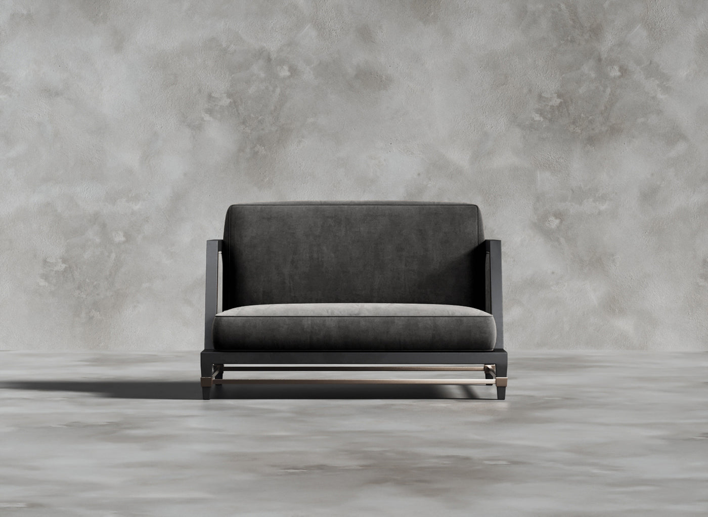 Luxury Furniture Collection I DuPlessis I Cerulean I Dark Grey