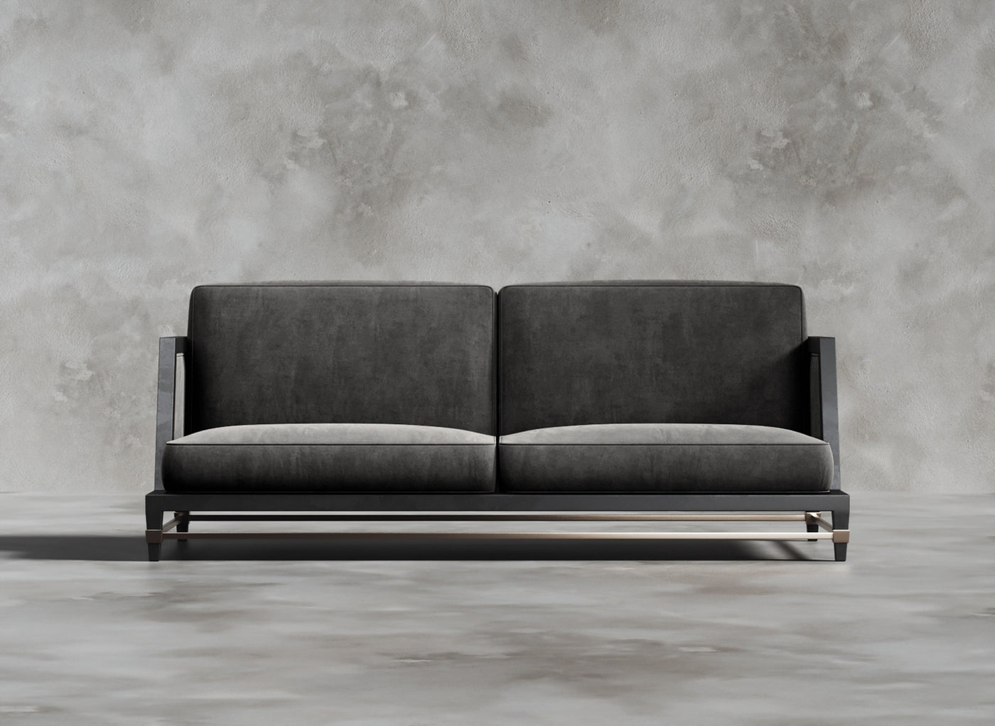 Luxury Furniture Collection I DuPlessis I Cerulean I Dark Grey