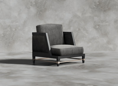 Luxury Furniture Collection I DuPlessis I Cerulean I Dark Grey