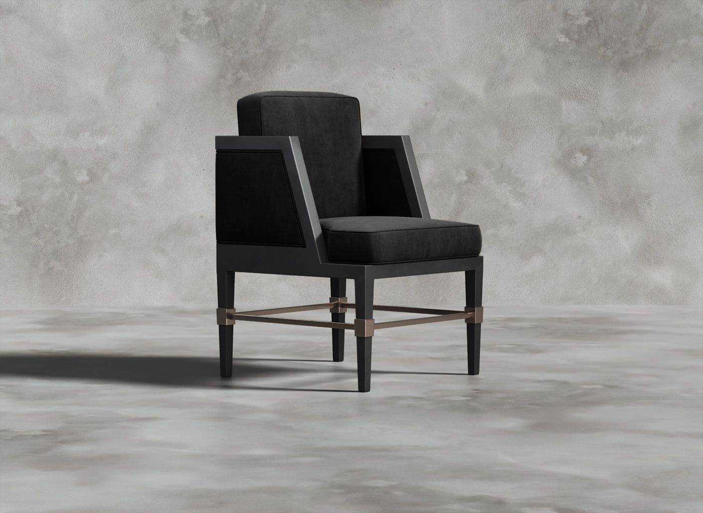 Luxury Furniture Collection I DuPlessis I Damson I Black