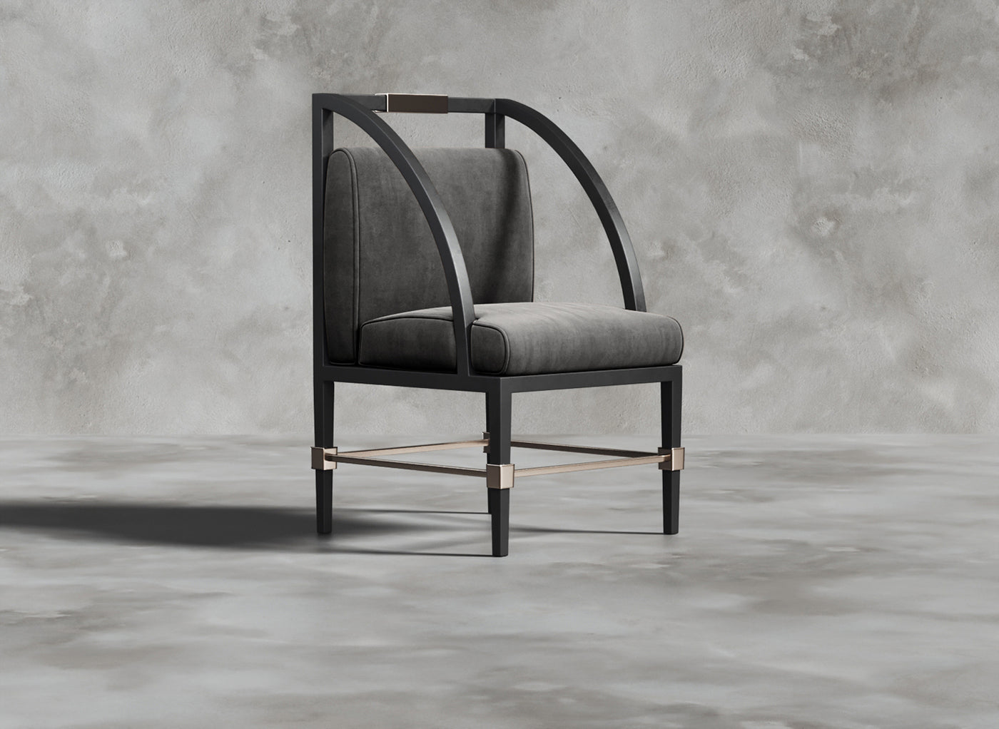 Luxury Furniture Collection I Dubois I Cerulean I Dark Grey