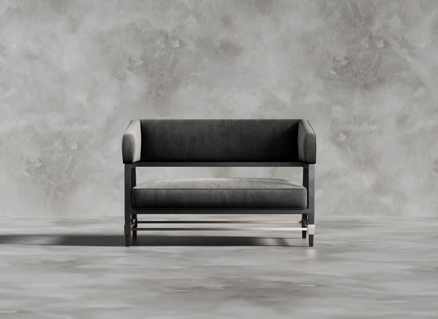 Luxury Furniture Collection I Dupont I Cerulean I Dark Grey