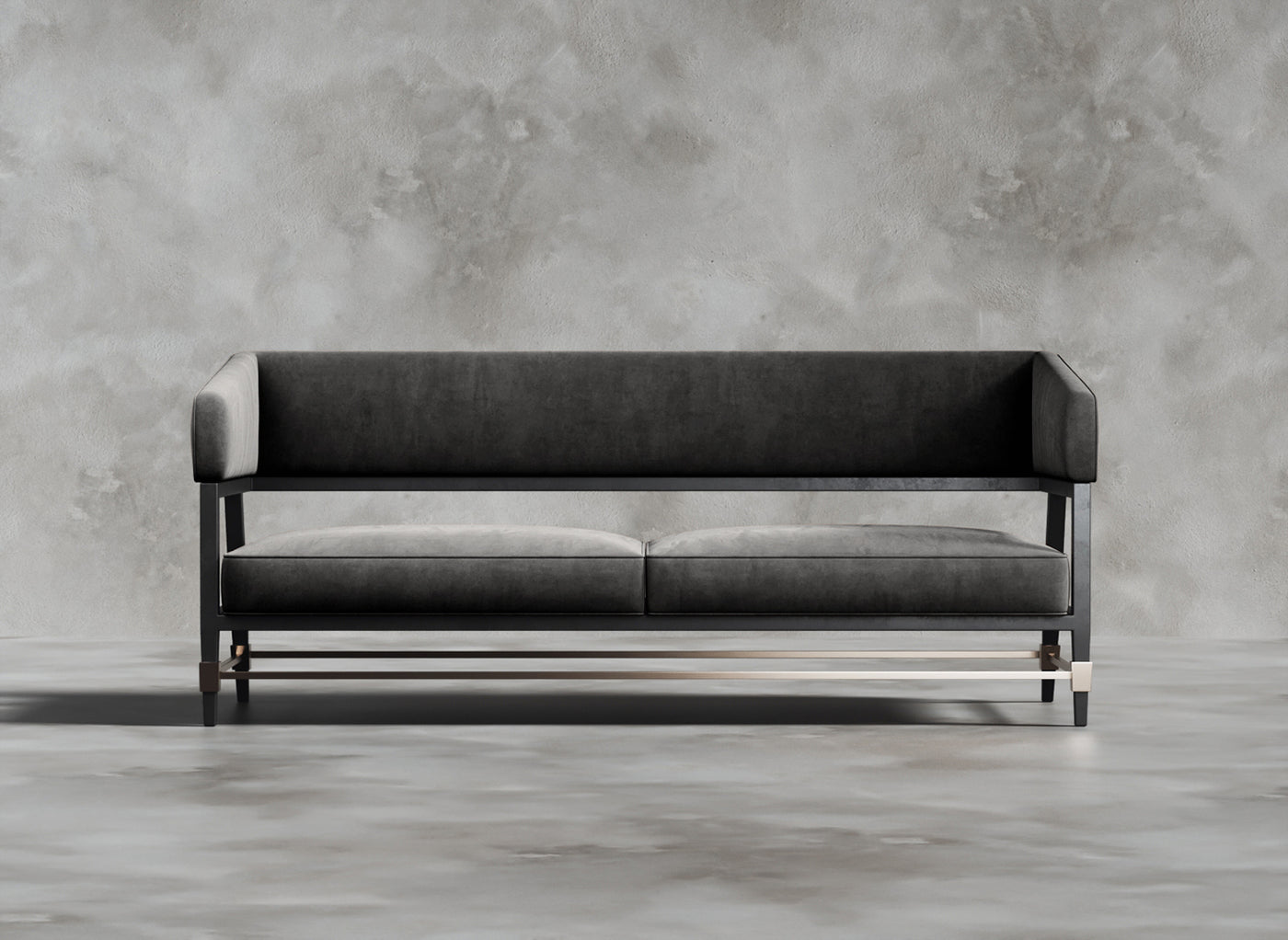 Luxury Furniture Collection I Dupont I Cerulean I Dark Grey
