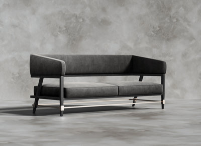 Luxury Furniture Collection I Dupont I Cerulean I Dark Grey
