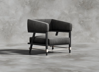 Luxury Furniture Collection I Dupont I Cerulean I Dark Grey