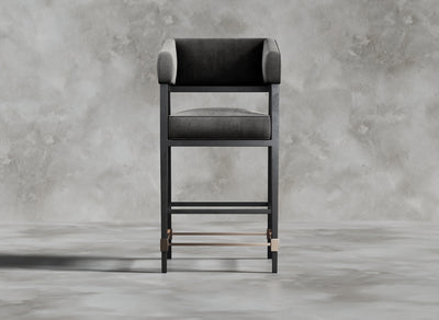 Luxury Furniture Collection I Dupont I Cerulean I Dark Grey