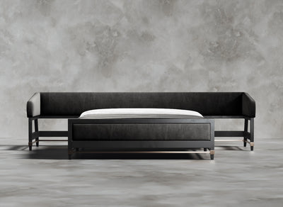 Luxury Furniture Collection I Dupont I Cerulean I Dark Grey