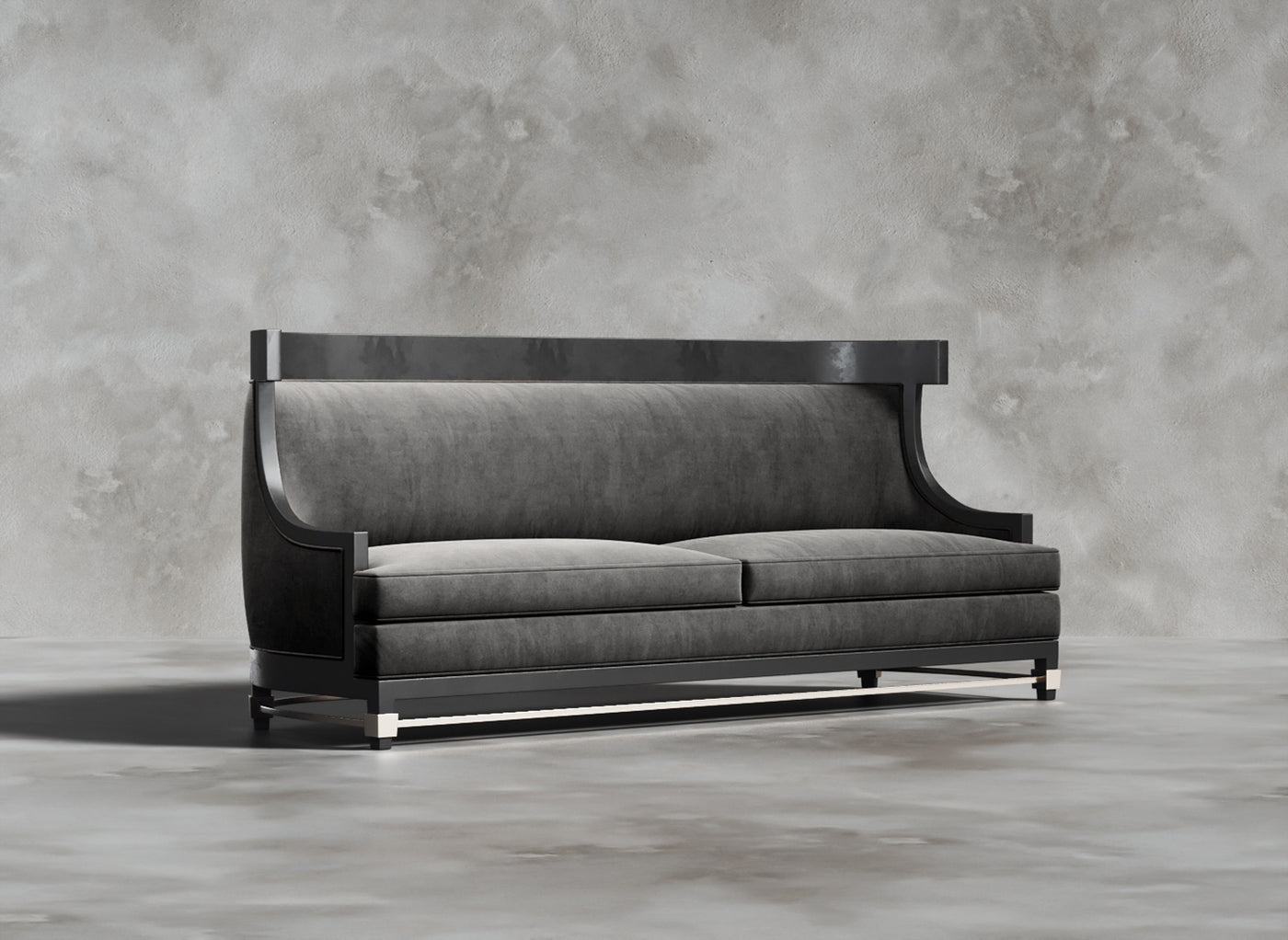 Luxury Furniture Collection I Bourgeois I Cerulean I Dark Grey