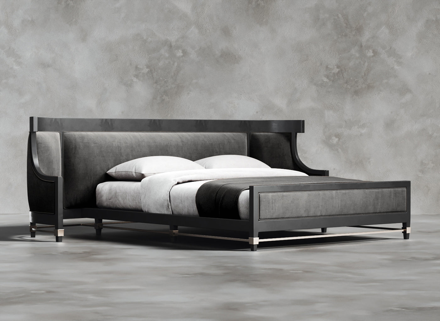 Luxury Furniture Collection I Bourgeois I Cerulean I Dark Grey