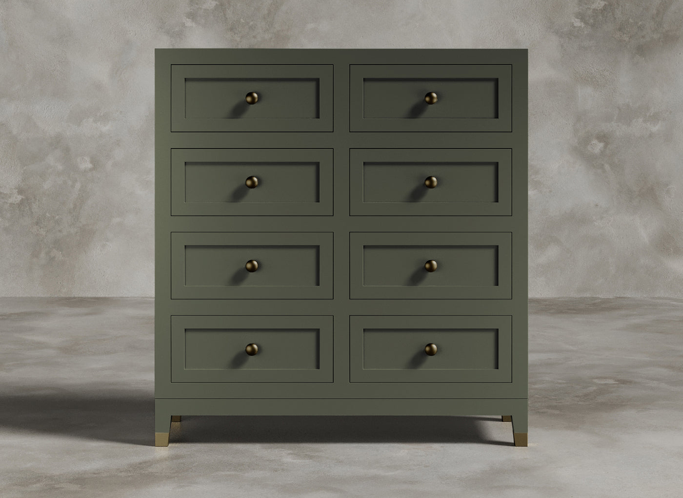 British Handmade Furniture I Bedroom I Viridian I Olive Green