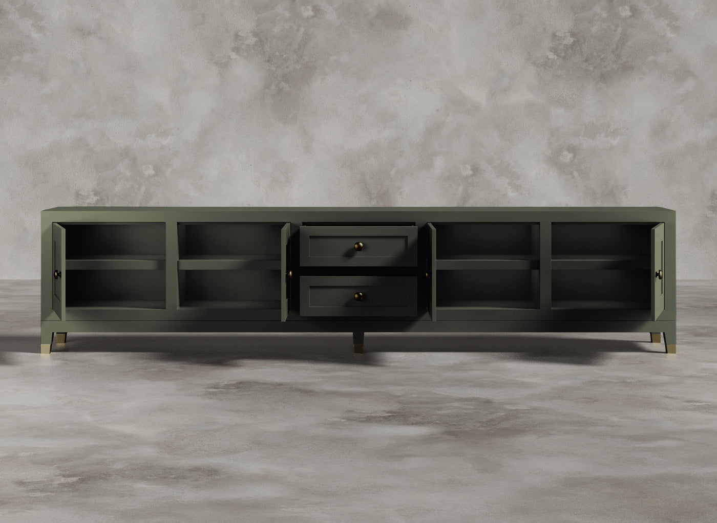 British Handmade Furniture I Living Room I Viridian I Olive Green