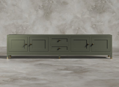 British Handmade Furniture I Living Room I Viridian I Olive Green