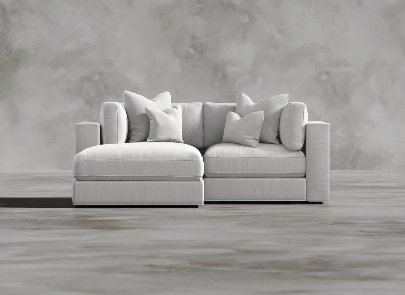 Opulent Modular Sofa I Cadaverous I White