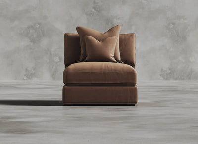 Opulent Modular Sofa I Pomelo I Rusty Orange
