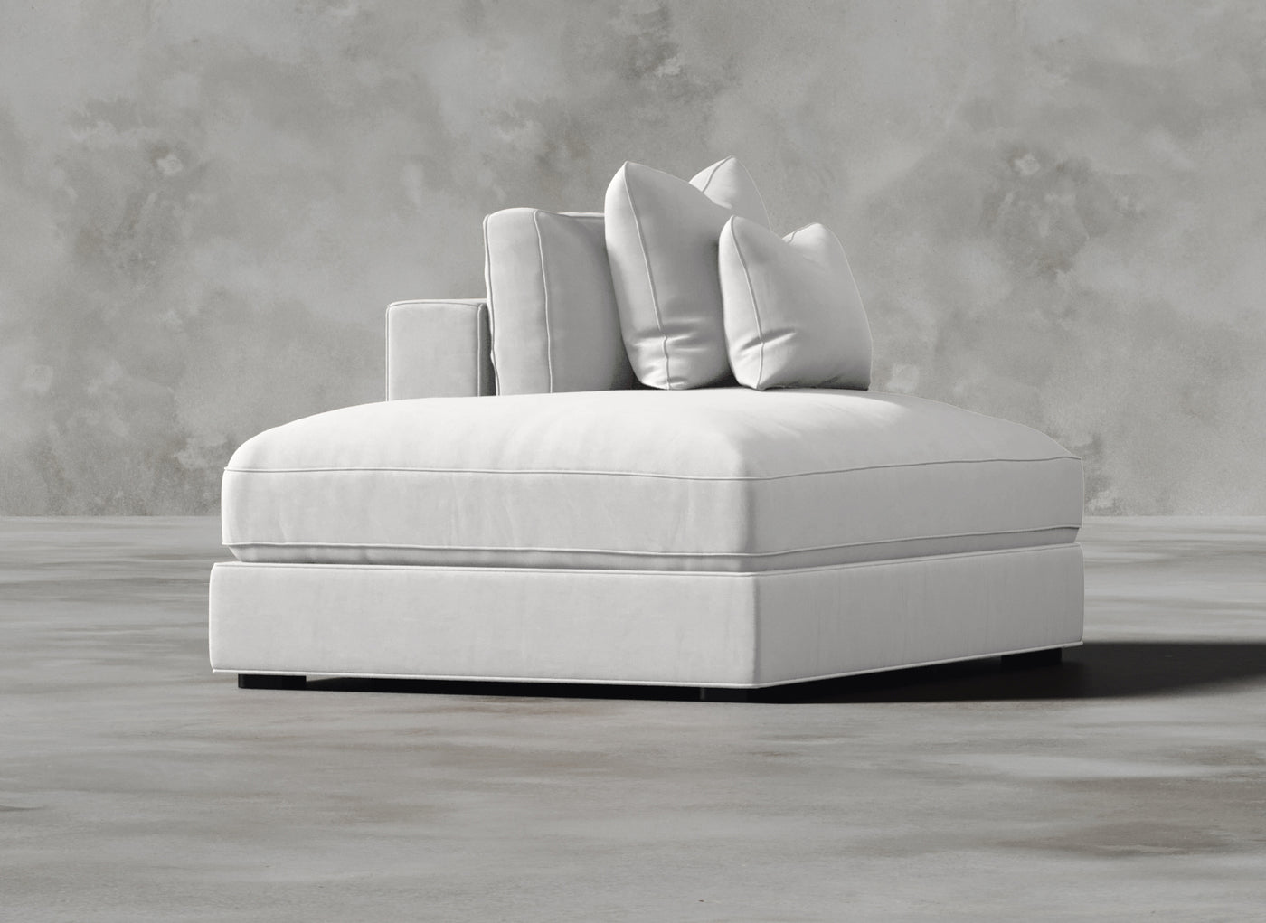 Opulent Modular Sofa I Cadaverous I White