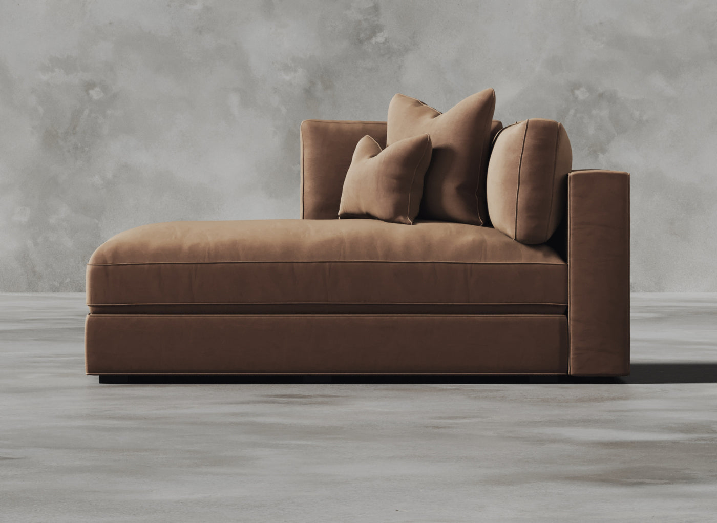 Opulent Modular Sofa I Pomelo I Rusty Orange