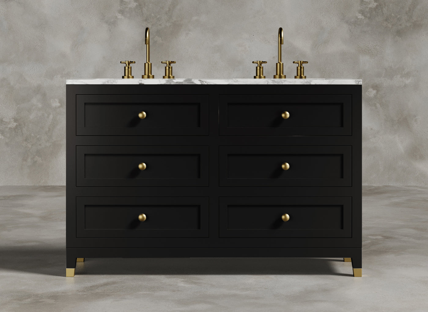 British Handmade Furniture I Bathroom Vanity I Sable I Black