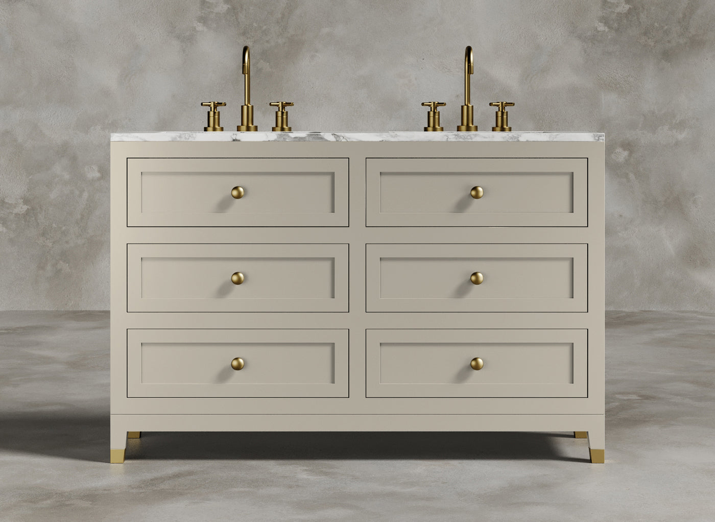 British Handmade Furniture I Bathroom Vanity I Chiffon I Warm Cream