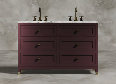 British Handmade Furniture I Bathroom Vanity I Merlot I Burgundy