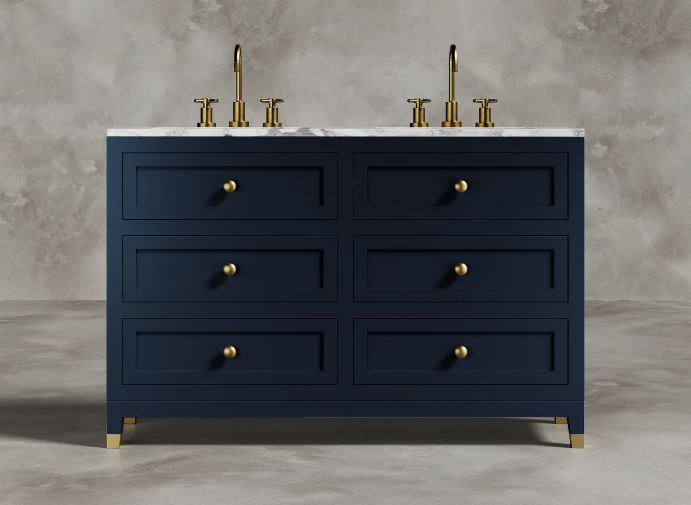British Handmade Furniture I Bathroom Vanity I Admiral I Royal Blue