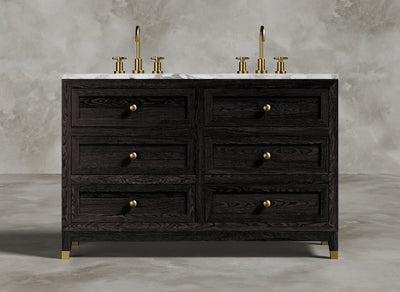 British Handmade Furniture I Bathroom Vanity I Umber I Brown