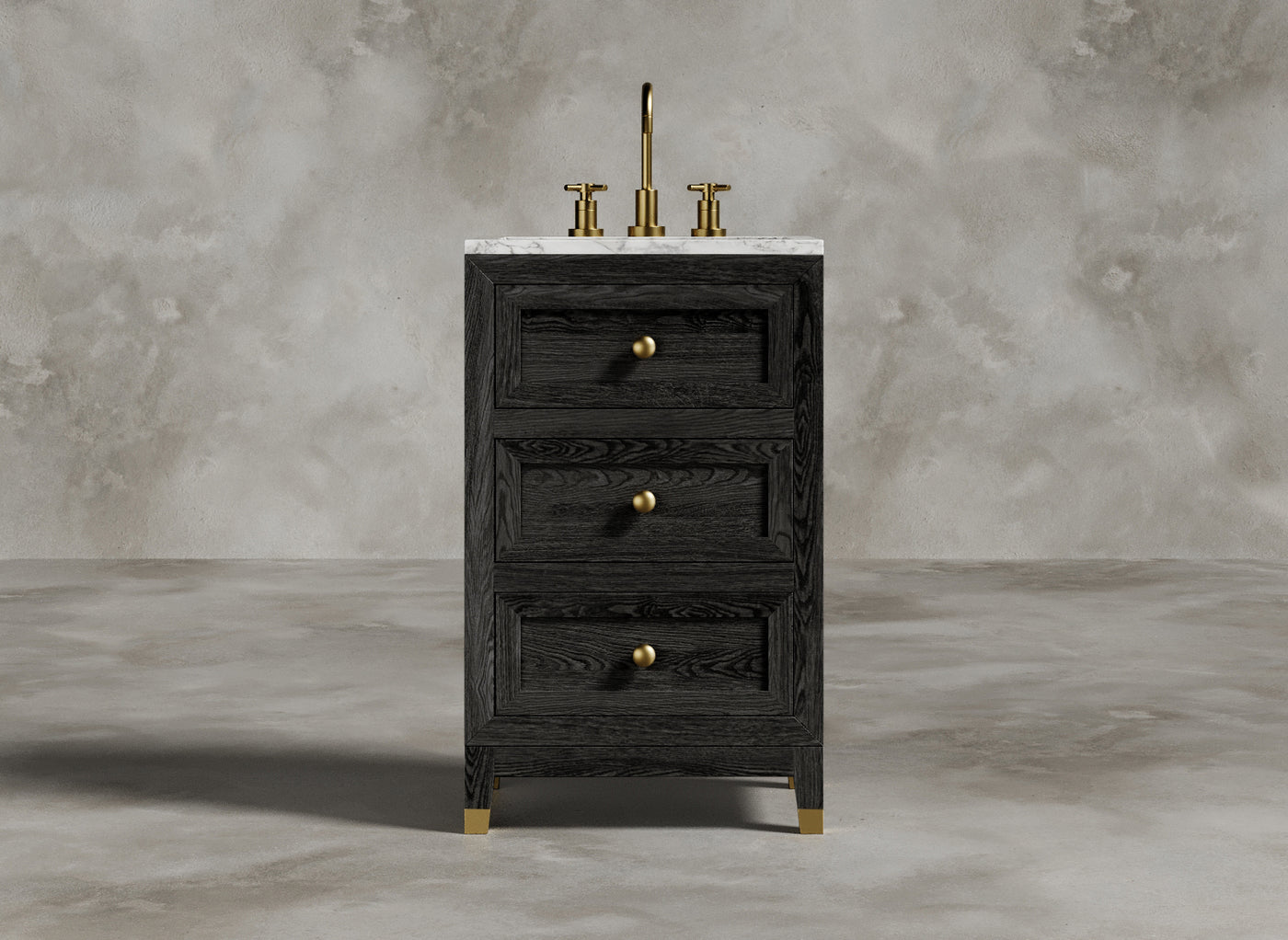 British Handmade Furniture I Bathroom Vanity I Shadow I Dark Grey