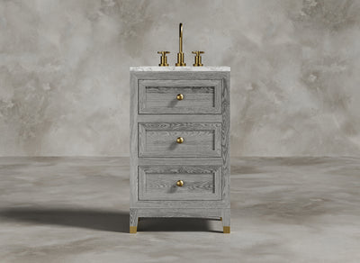 British Handmade Furniture I Bathroom Vanity I Dove I Light Grey