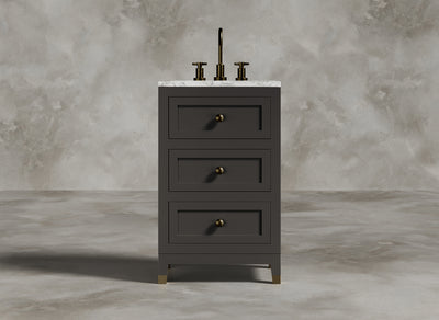 British Handmade Furniture I Bathroom Vanity I Empirical I Dark Grey
