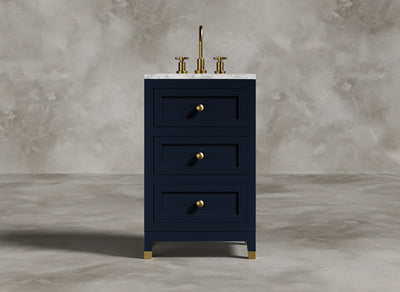 British Handmade Furniture I Bathroom Vanity I Admiral I Royal Blue