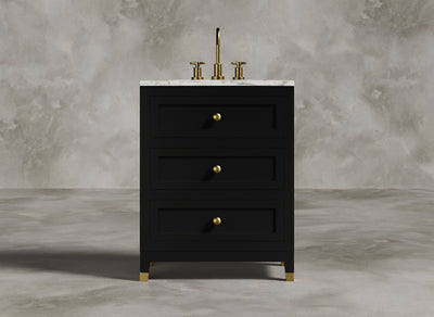 British Handmade Furniture I Bathroom Vanity I Sable I Black