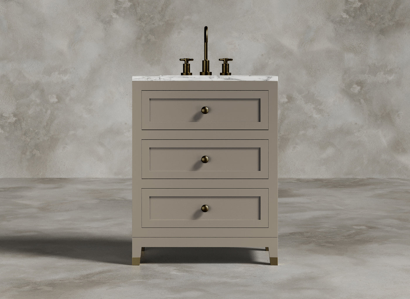 British Handmade Furniture I Bathroom Vanity I Tapestry I Beige
