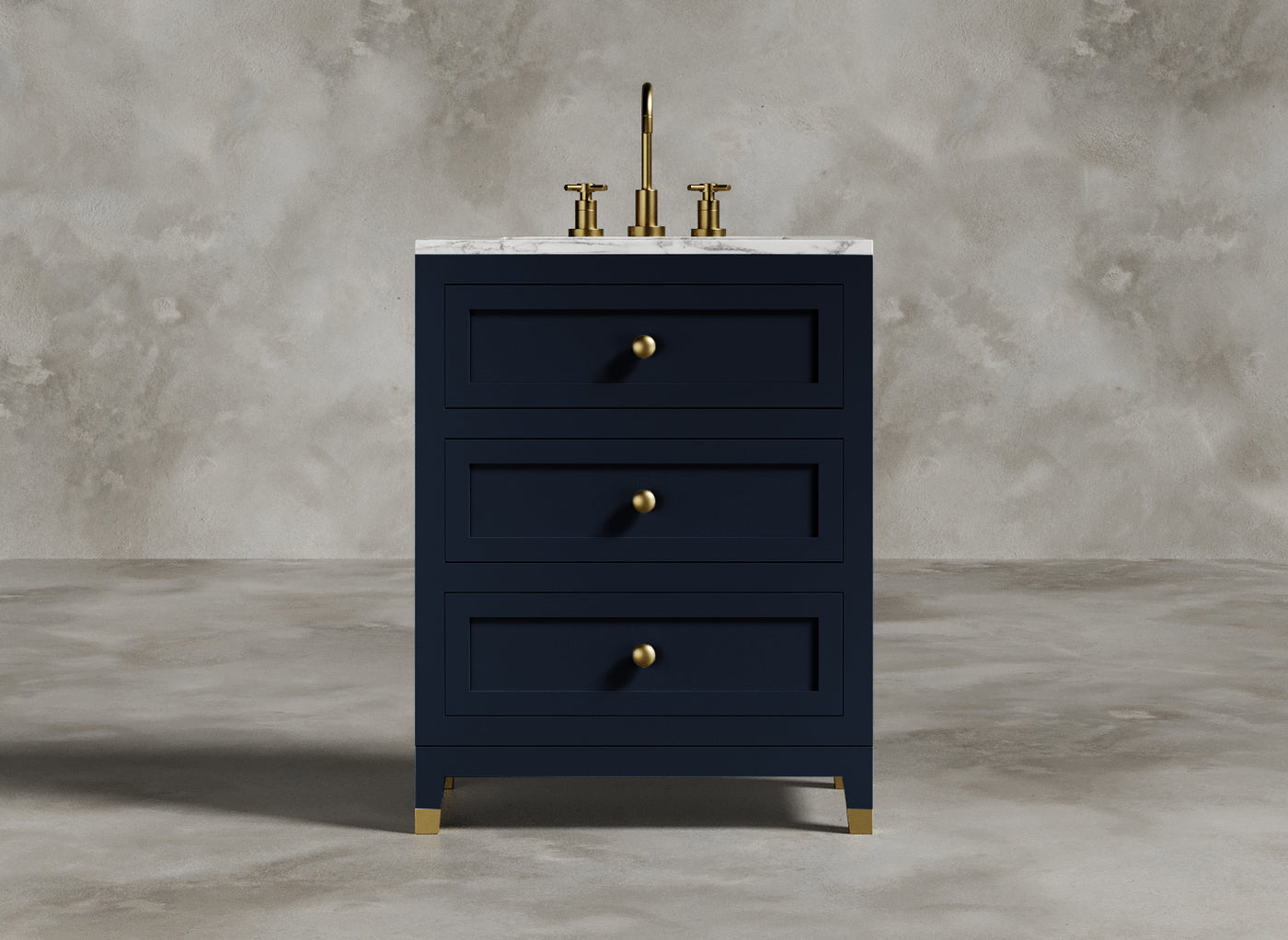 British Handmade Furniture I Bathroom Vanity I Admiral I Royal Blue