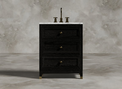 British Handmade Furniture I Bathroom Vanity I Rich I Black
